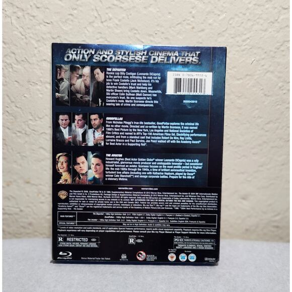 The Departed, Goodfellas, The Aviator Triple Feature Blu-ray Pre-owned - Picture 6 of 6